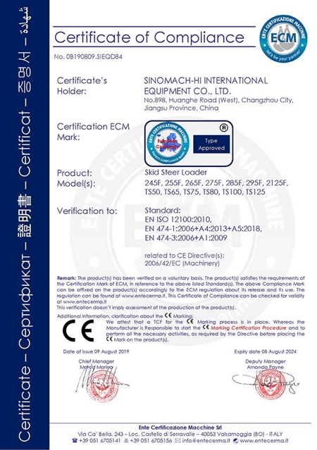 CE-certificate(Europe)